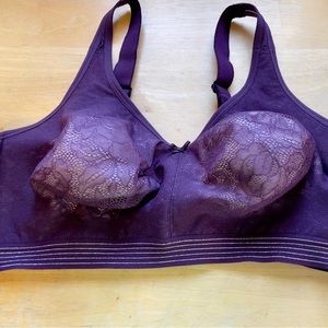 Cacique Wireless Unlined Full Coverage Bra 38F